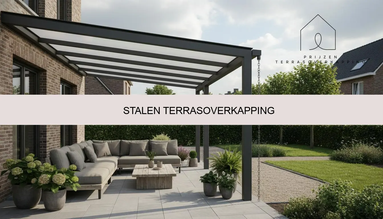 Stalen terrasoverkapping op maat: prijzen & opties