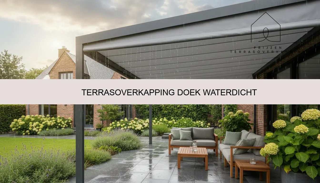 Waterdicht terrasdoek op maat voor je overkapping