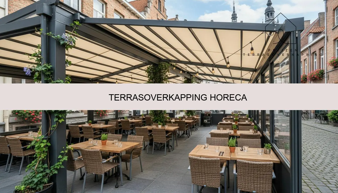 Terrasoverkapping horeca op maat: meer zitplaatsen