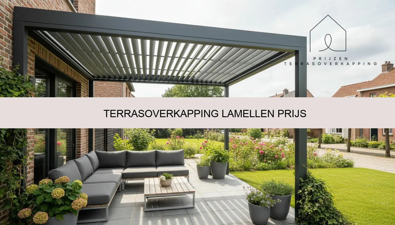 Lamellen terrasoverkapping prijs: richtprijzen & offerte