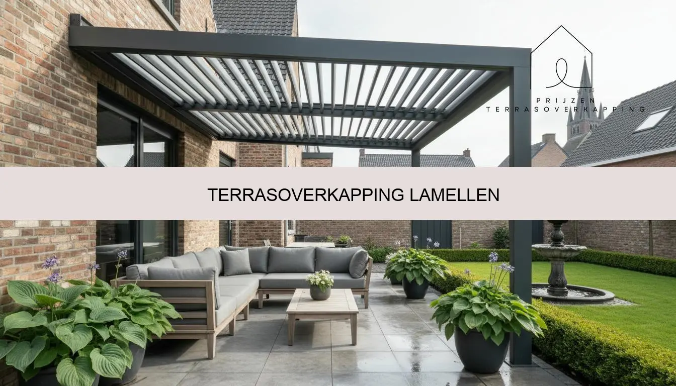 Terrasoverkapping lamellen: aan huis of vrijstaand