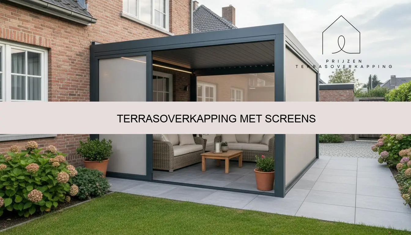 Terrasoverkapping met screens: windvast & op maat