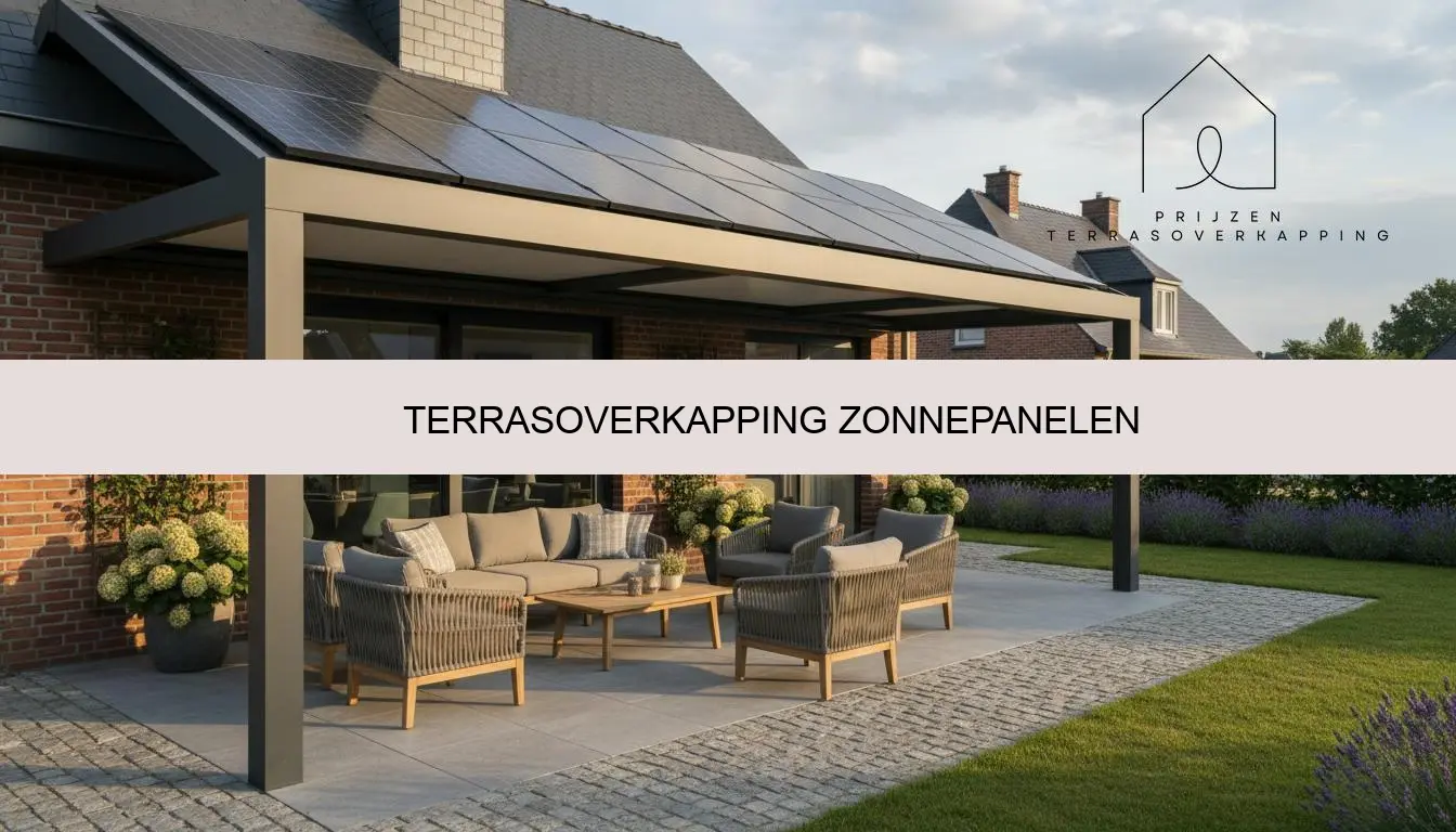 Terrasoverkapping met zonnepanelen: prijzen & advies