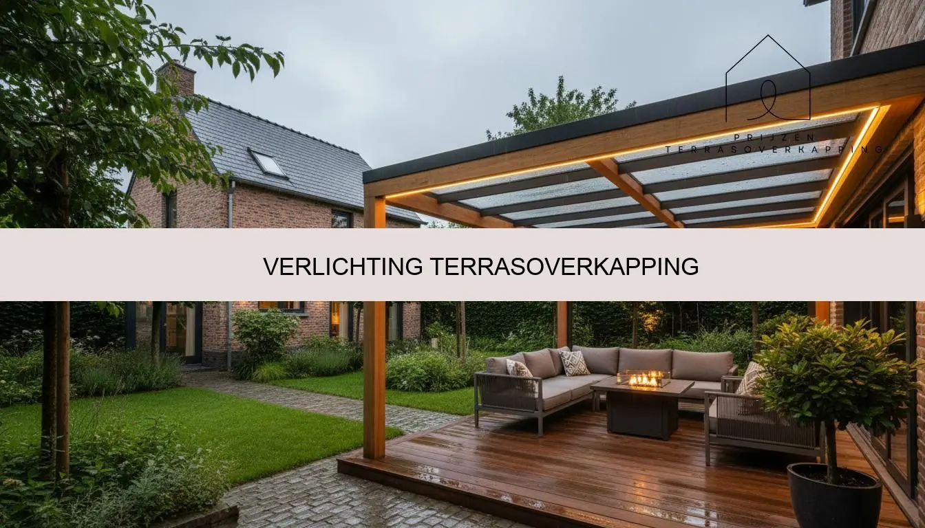 Verlichting terrasoverkapping: sfeervol, veilig & dimbaar